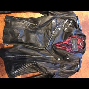 Real leather women’s jacket